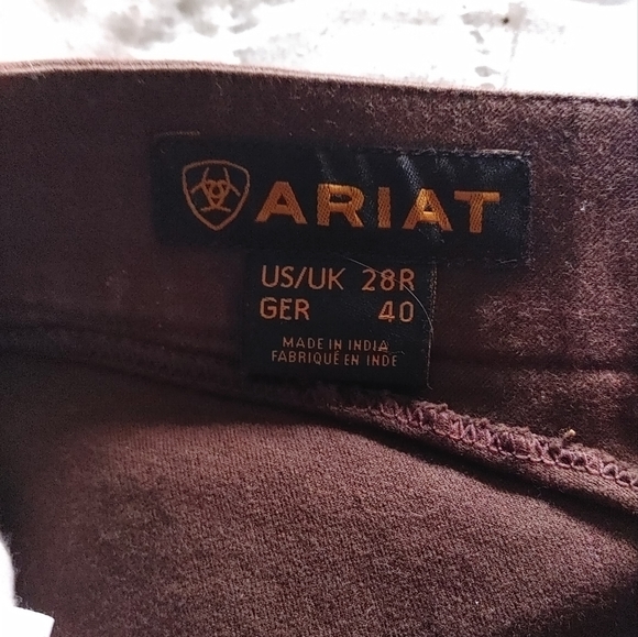 Ariat riding pants Brown size 28r - Picture 6 of 8